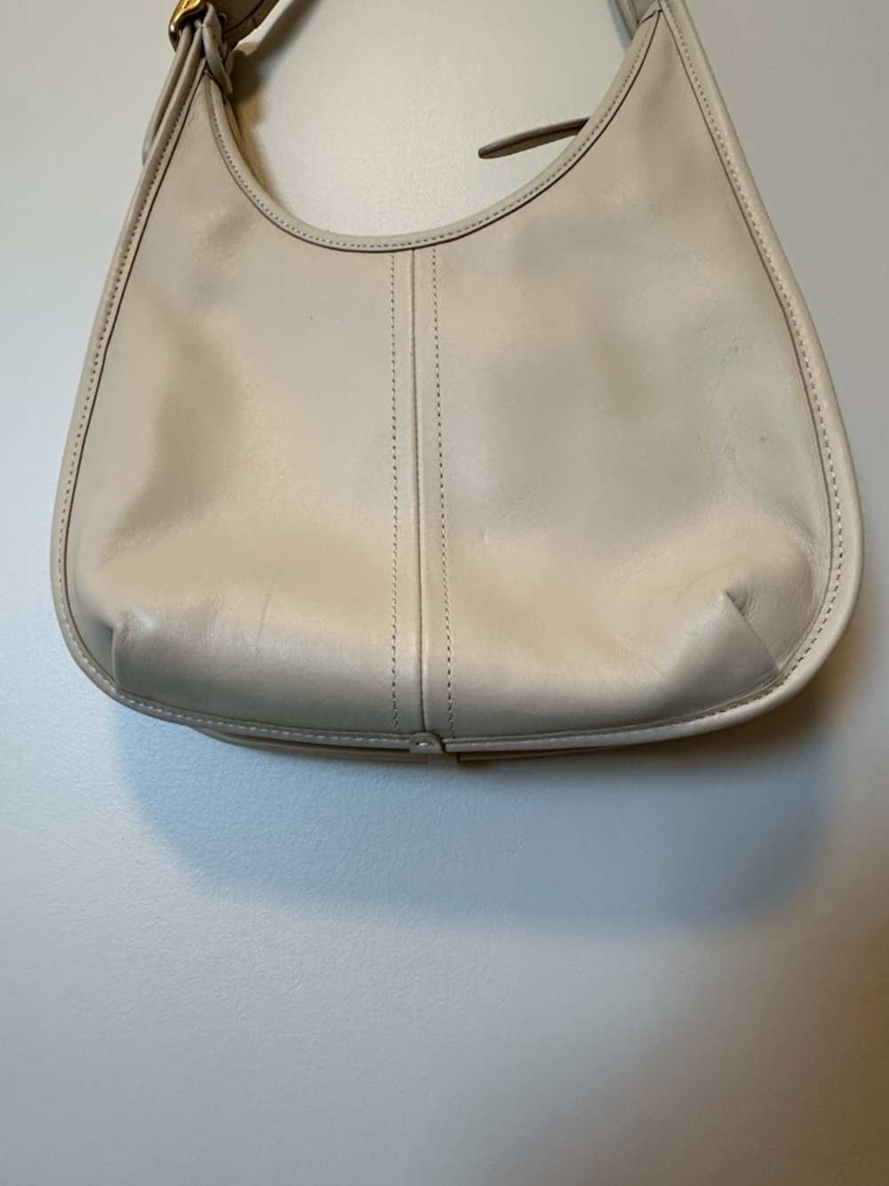 Coach Cream Leather Ergo Shoulder Bag - Picture 8 of 15